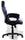 Кресло для геймеров Aerocool AC80C-BB , черно-синее, до 130 кг, размер, см (ШхГхВ) : 52х49х115/123