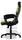Кресло для геймеров Aerocool AC80C-BG , черно-зеленое, до 130 кг, размер, см (ШхГхВ) : 52х49х115/123