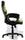 Кресло для геймеров Aerocool AC80C-BG , черно-зеленое, до 130 кг, размер, см (ШхГхВ) : 52х49х115/123