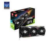 Видеокарта MSI NVIDIA GeForce RTX 3080, RTX 3080 GAMING Z TRIO 10G LHR, 10ГБ, GDDR6X, LHR, Ret